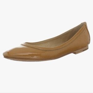 FRYE Carson Patent Leather Ballet Flat Slip On Shoes
